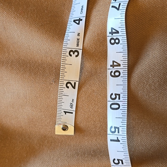 Pendleton | Tan Skirt 100% Virgin Wool Zip Back 2 Front Pockets Full Lining 12 - Picture 15 of 15